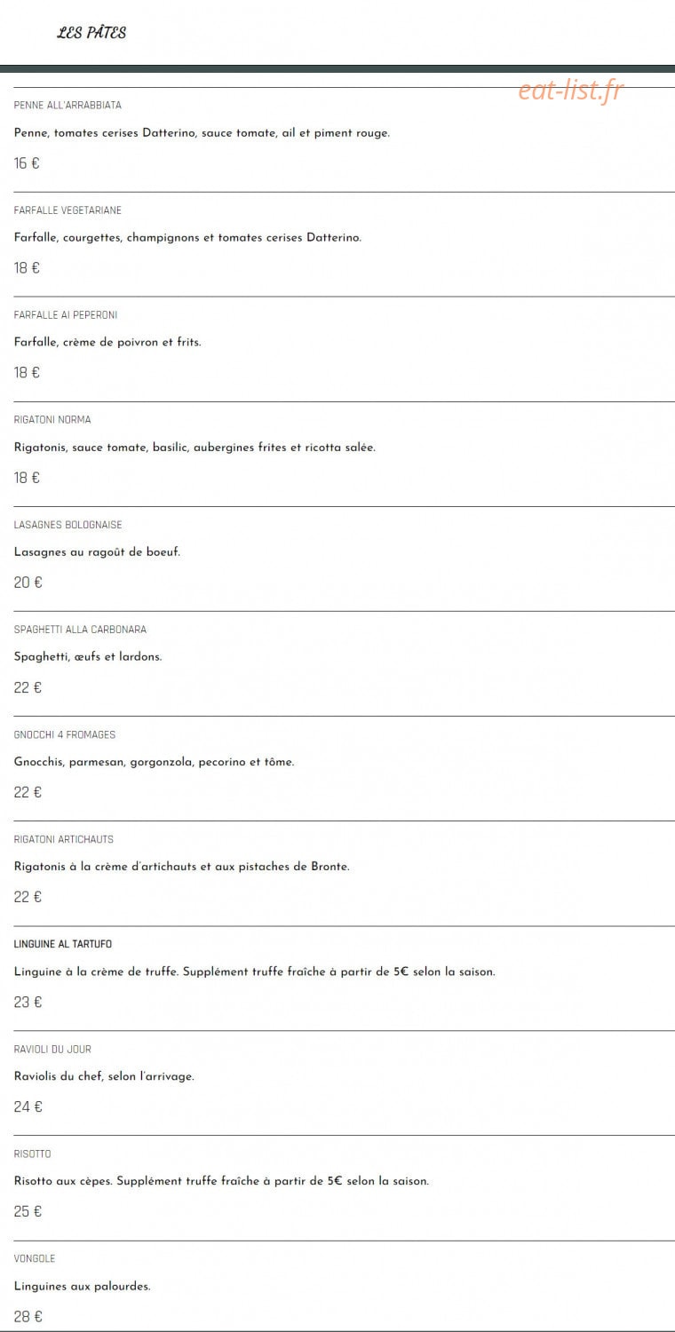 La Vela — carte page 2