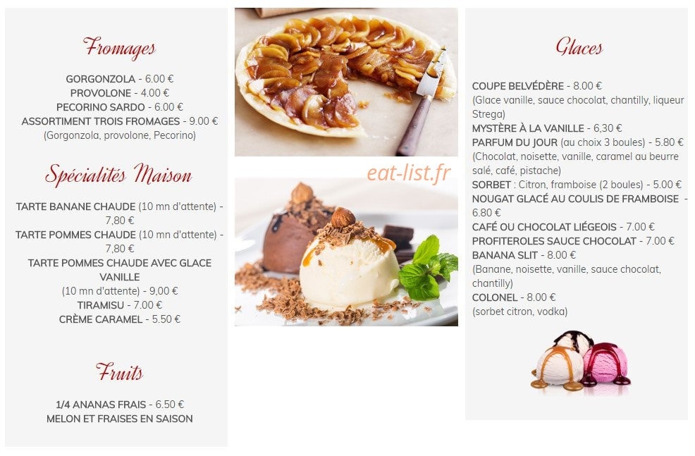 Le belvédère — carte page 6