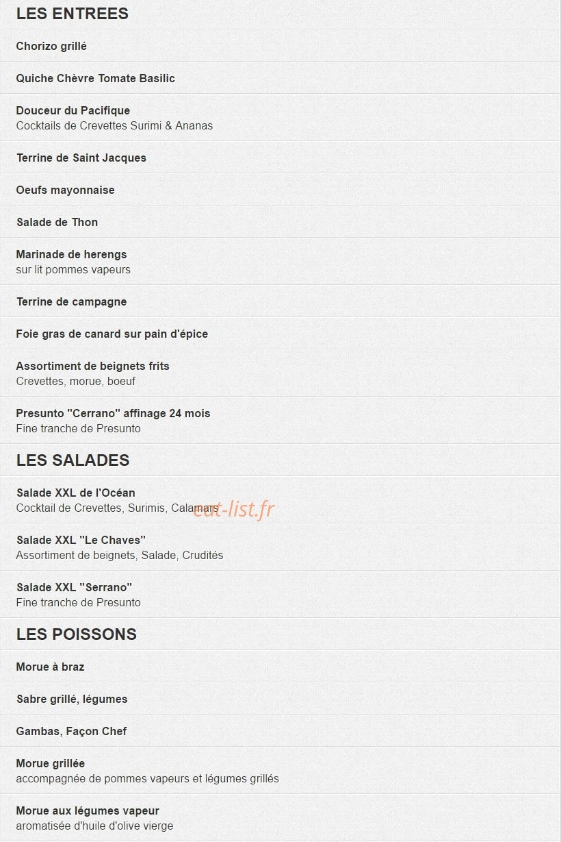 Le Chaves — carte page 2