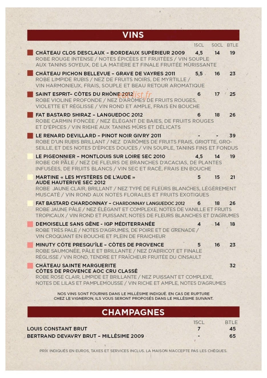 Le Gotham — carte page 4