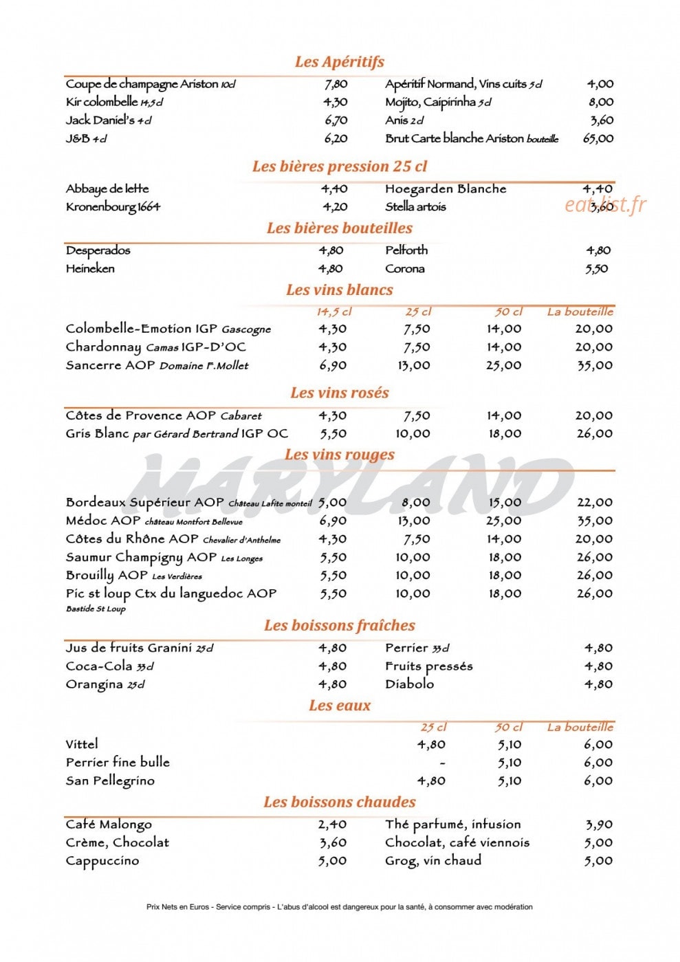 Le Maryland — carte page 4