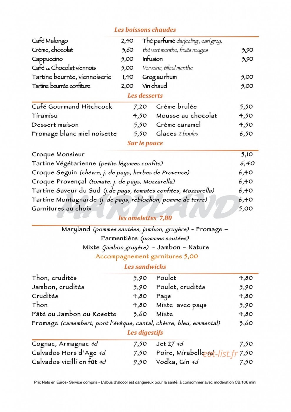 Le Maryland — carte page 3