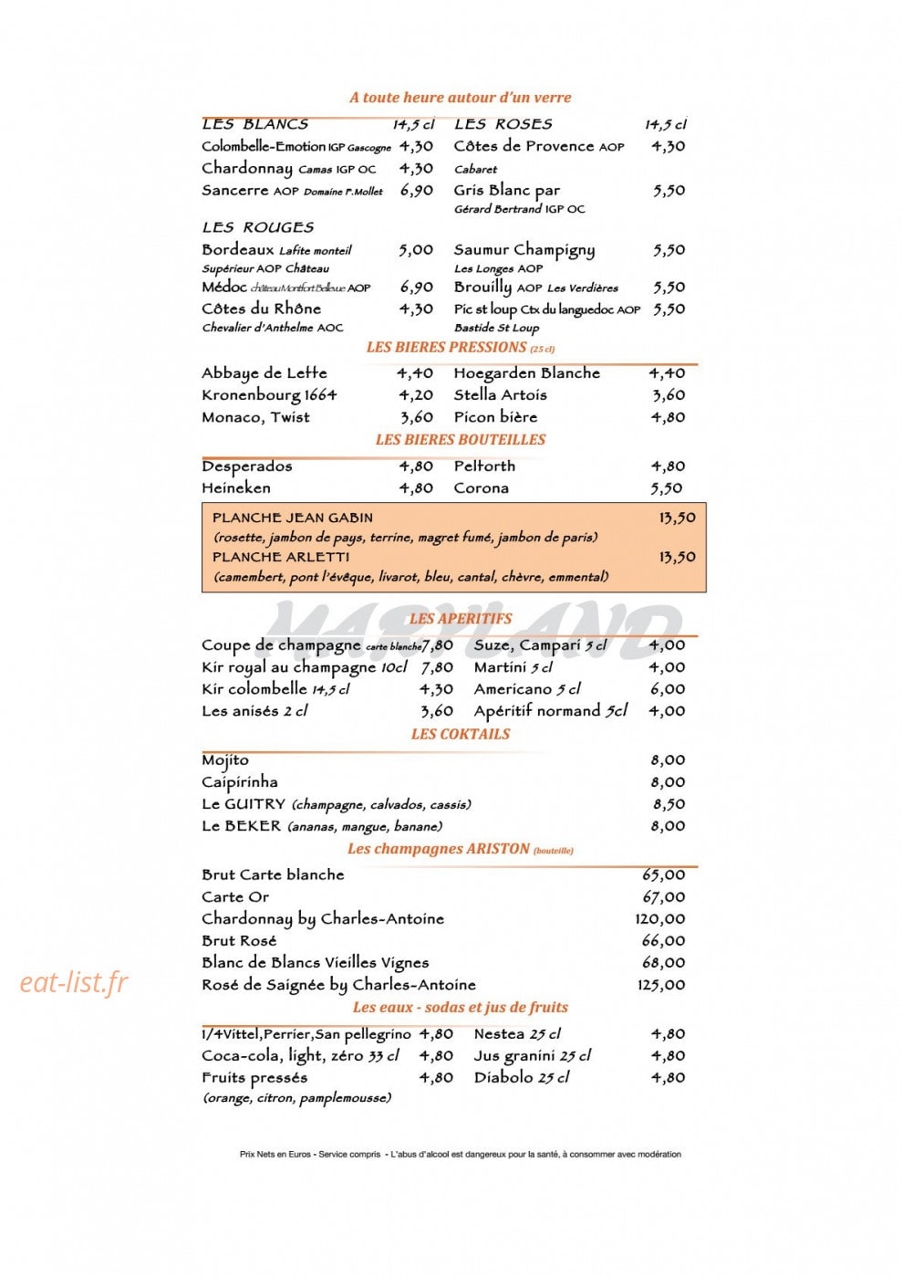 Le Maryland — carte page 6