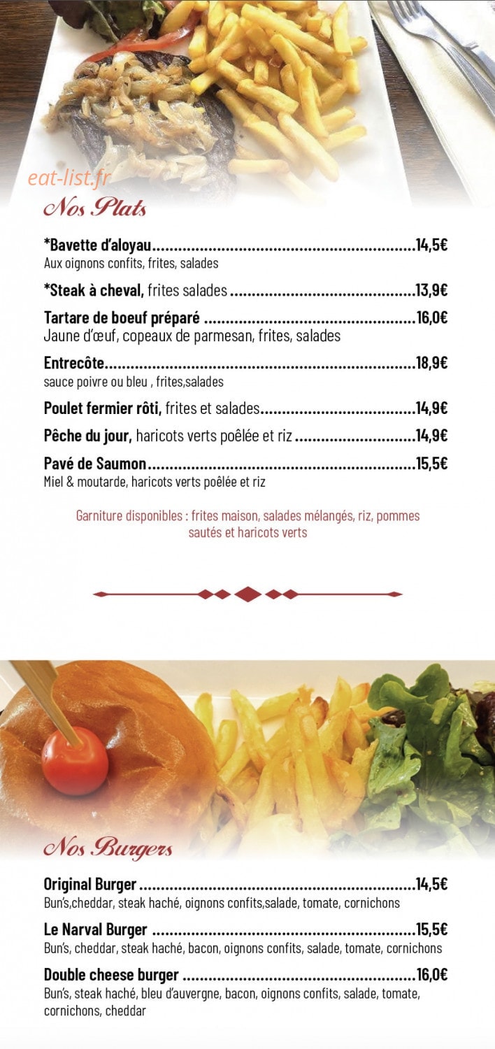 Le Narval — carte page 2
