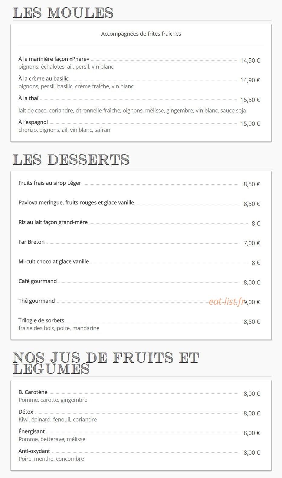 Le Phare — carte page 4