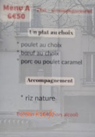 Le Royal d'Asie — carte page 1