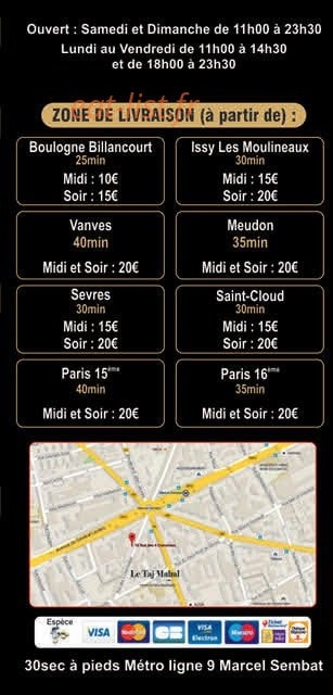 Le Taj Mahal — carte page 7
