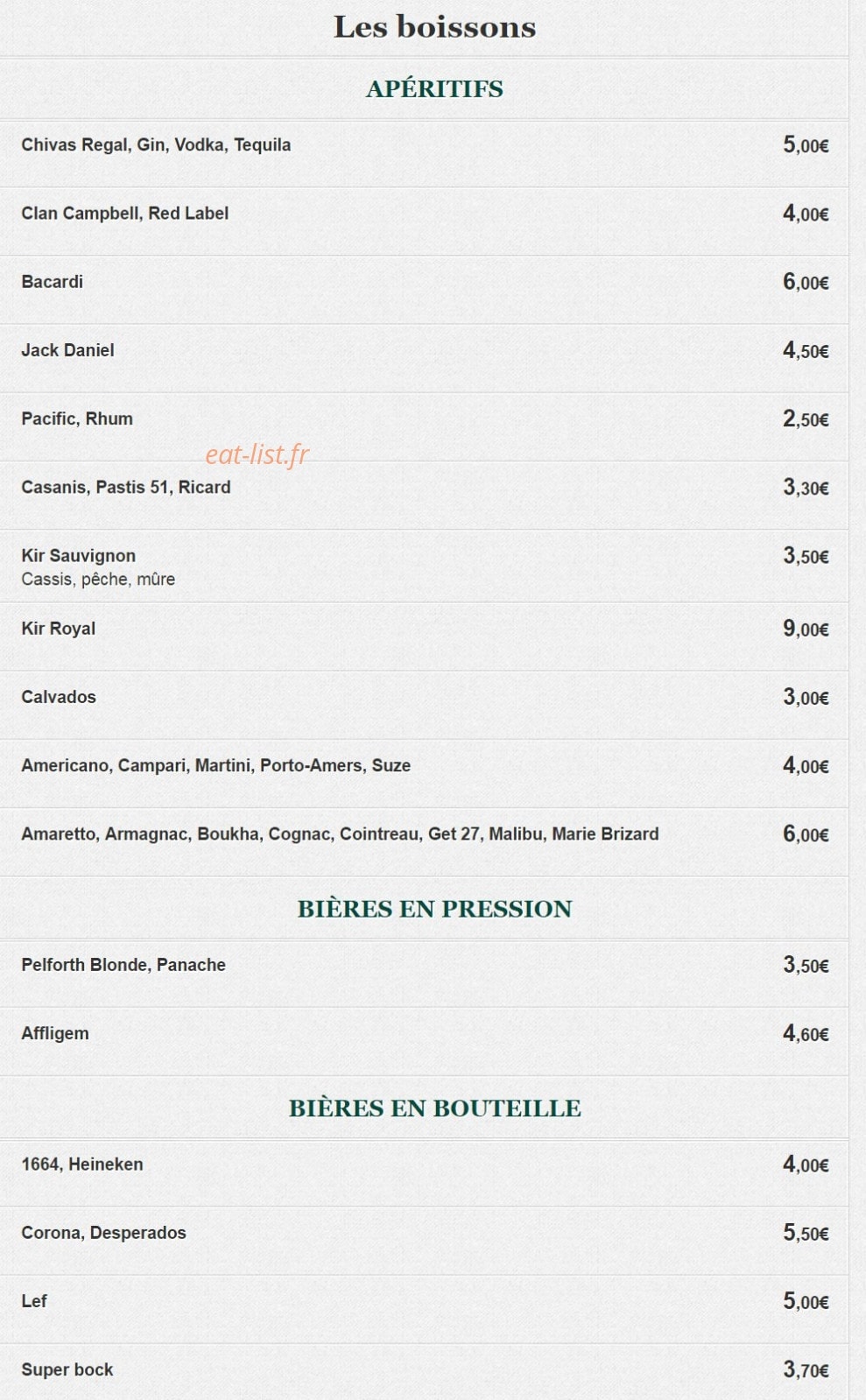 Le Tilleul — carte page 8