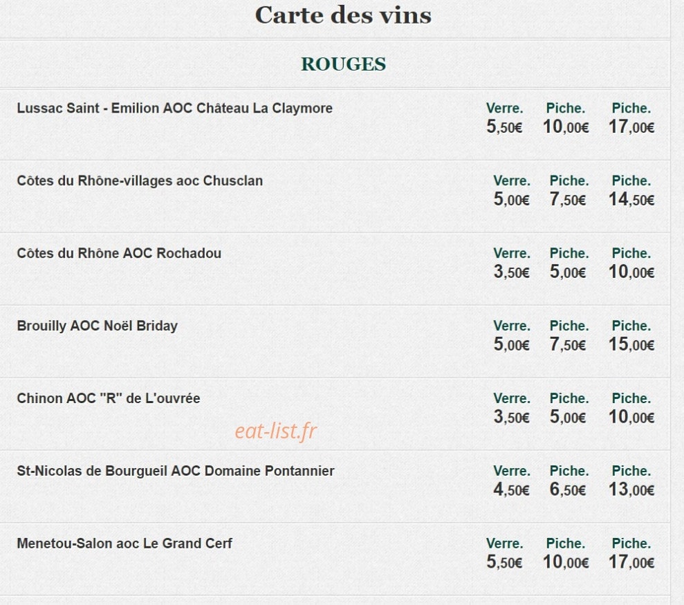 Le Tilleul — carte page 6