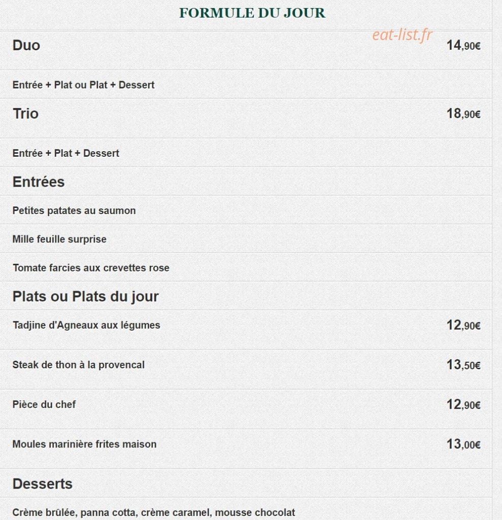 Le Tilleul — carte page 4