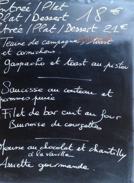 Les Trois Petits — carte page 1