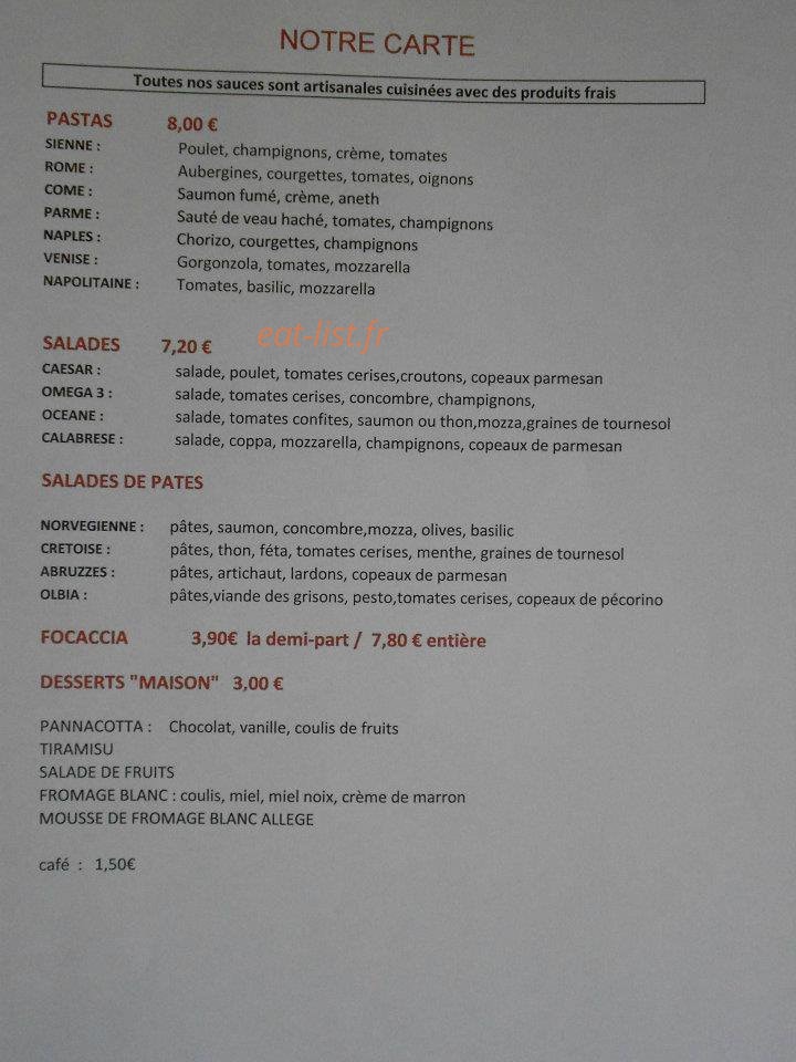 Little Toscany — carte page 2