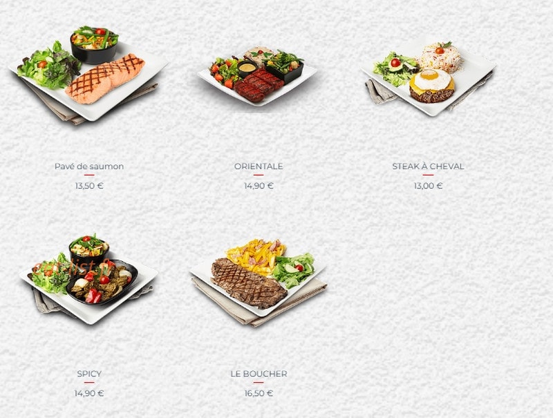 Mr Beef — carte page 2