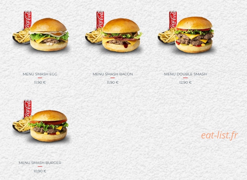 Mr Beef — carte page 7