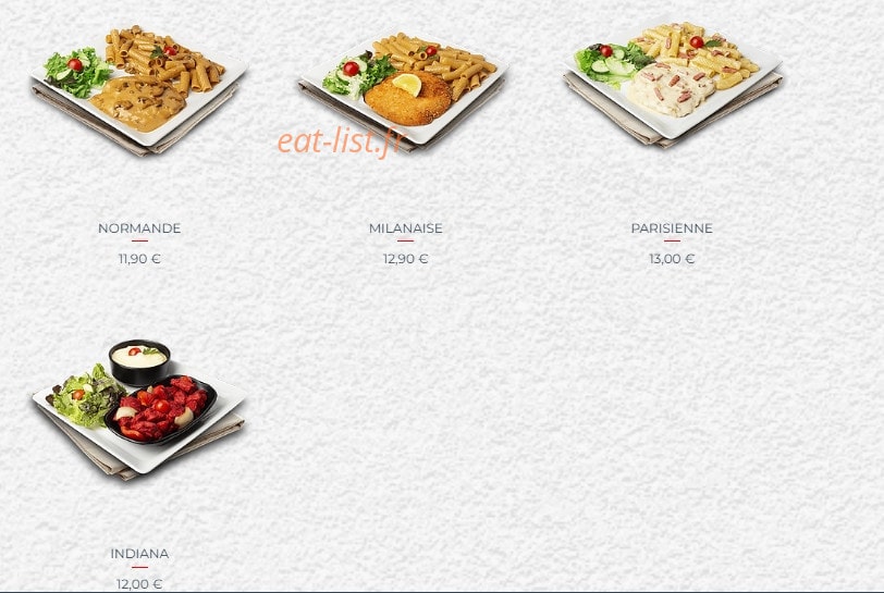 Mr Beef — carte page 4