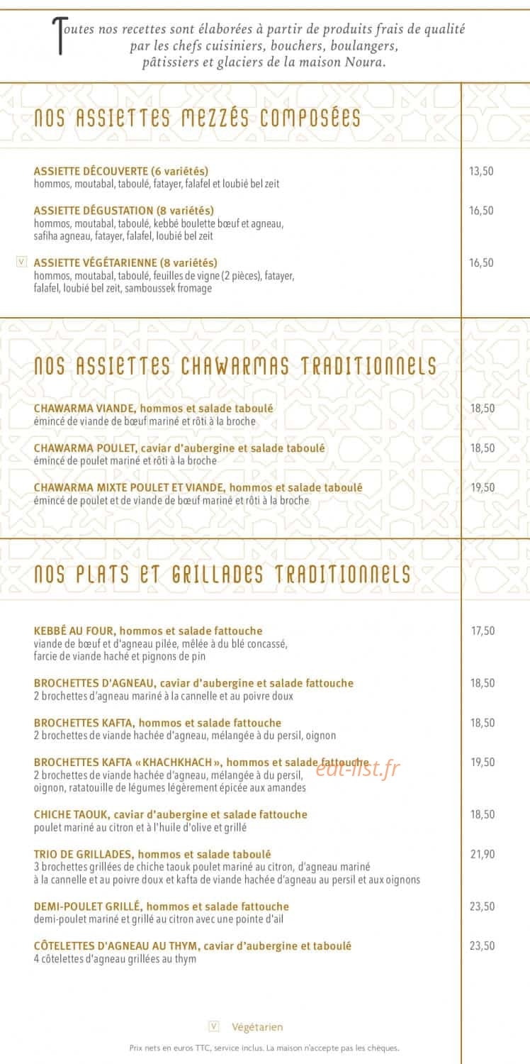 Noura — carte page 1