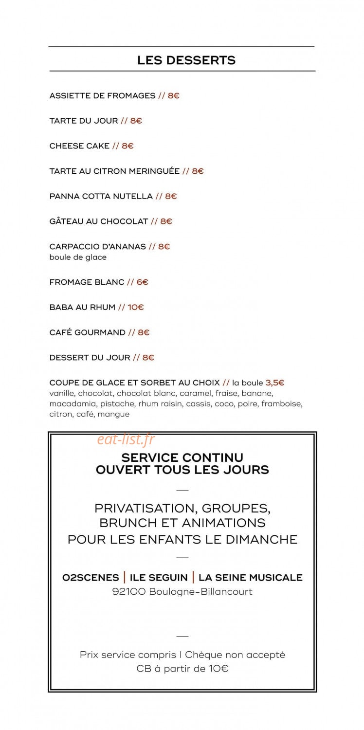 O 2 Scenes — carte page 5