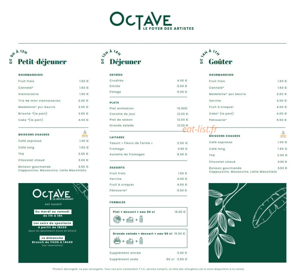 Octave — carte page 1