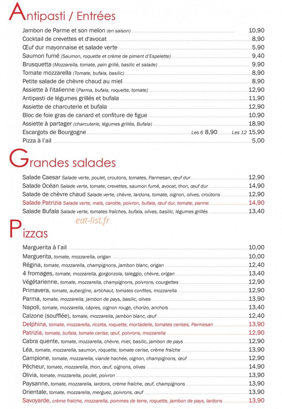 Patrizia — carte page 2
