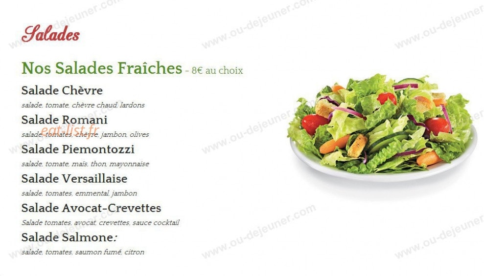 Pizza à L'Ancienne — carte page 4