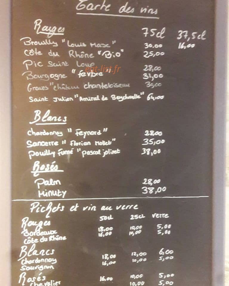 Restaurant Devina — carte page 2