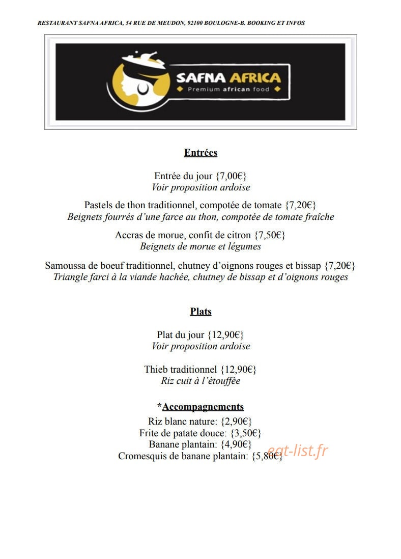 Safna Africa — carte page 3