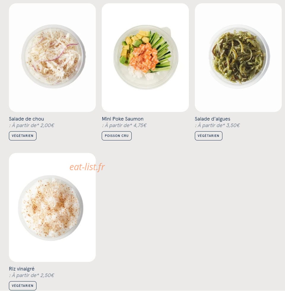 Sushi Daily — carte page 12