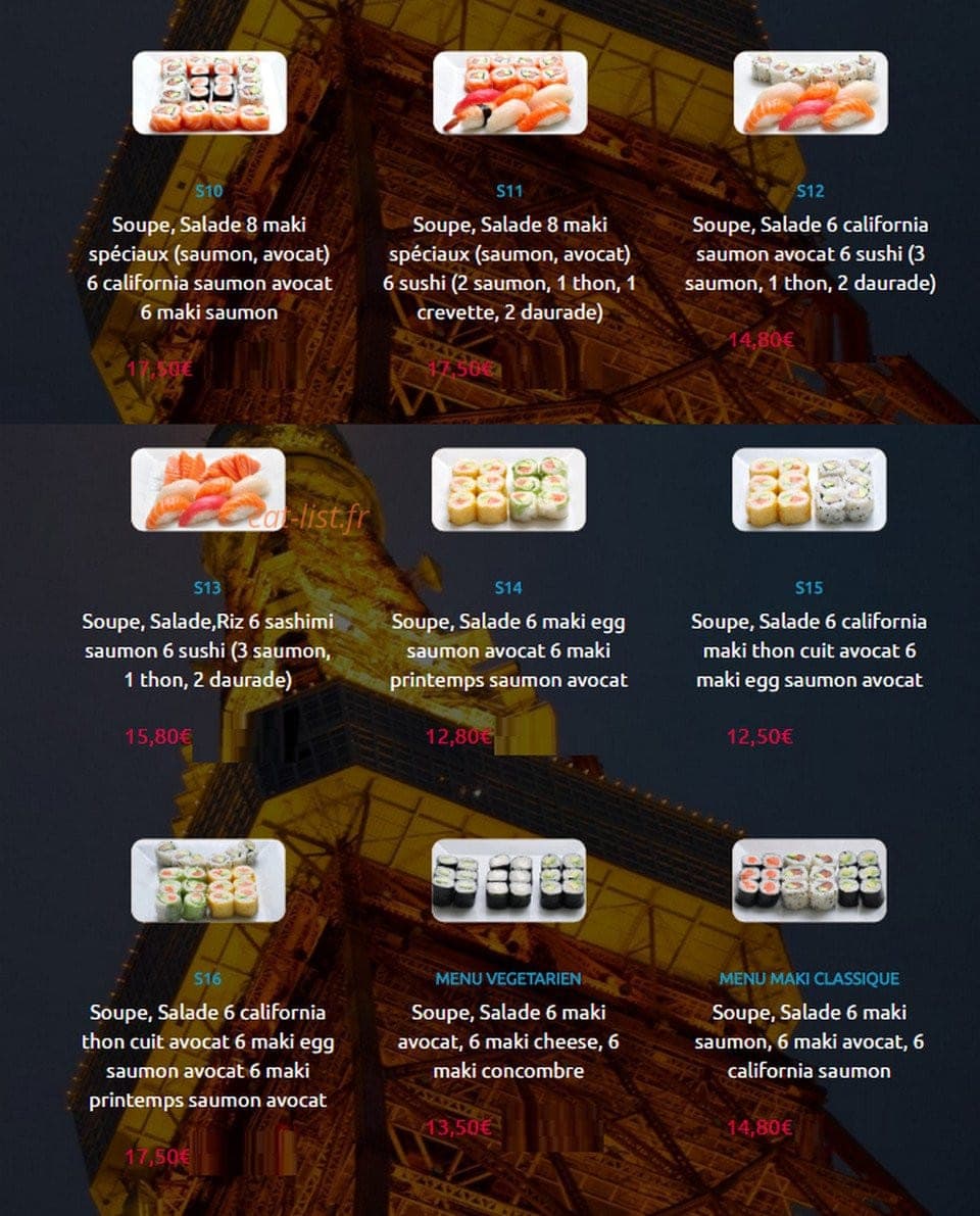 Sushido — carte page 13