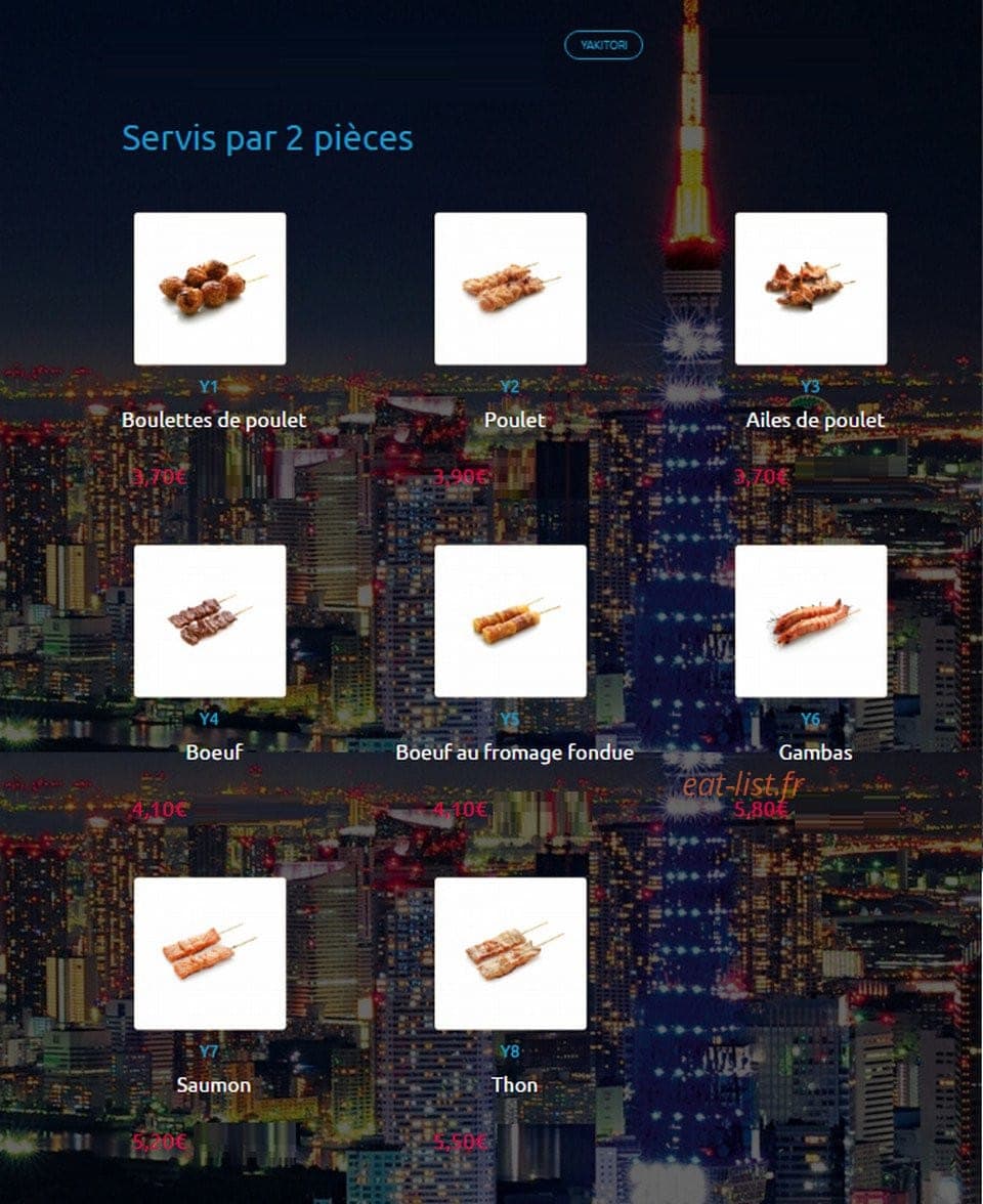 Sushido — carte page 5