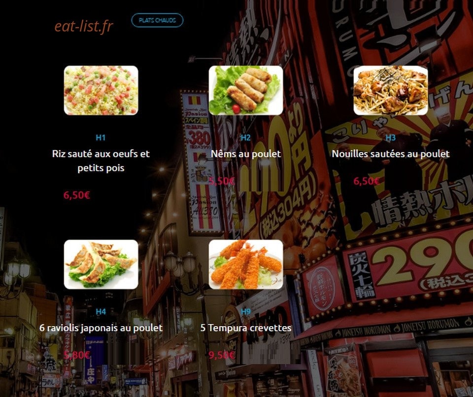 Sushido — carte page 9
