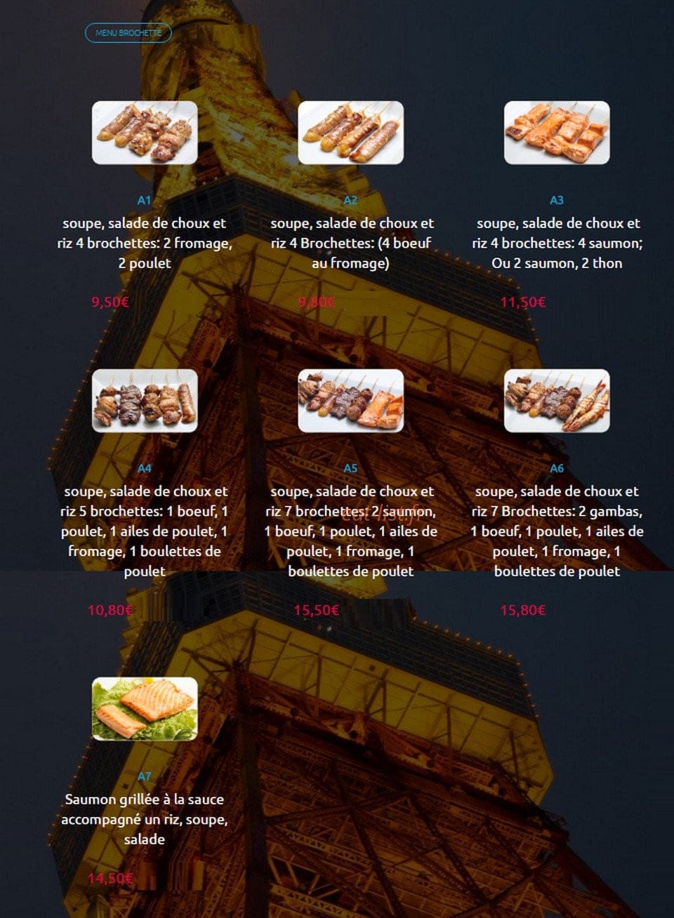 Sushido — carte page 10
