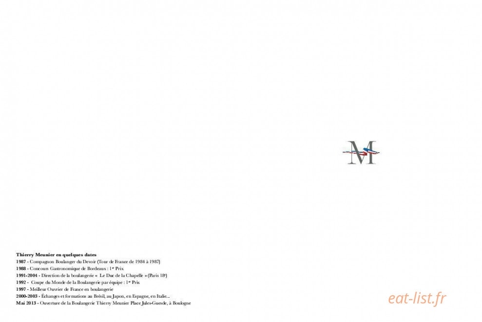 Thierry Meunier — carte page 2