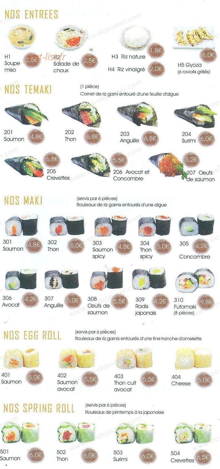 Tokoyama — carte page 2