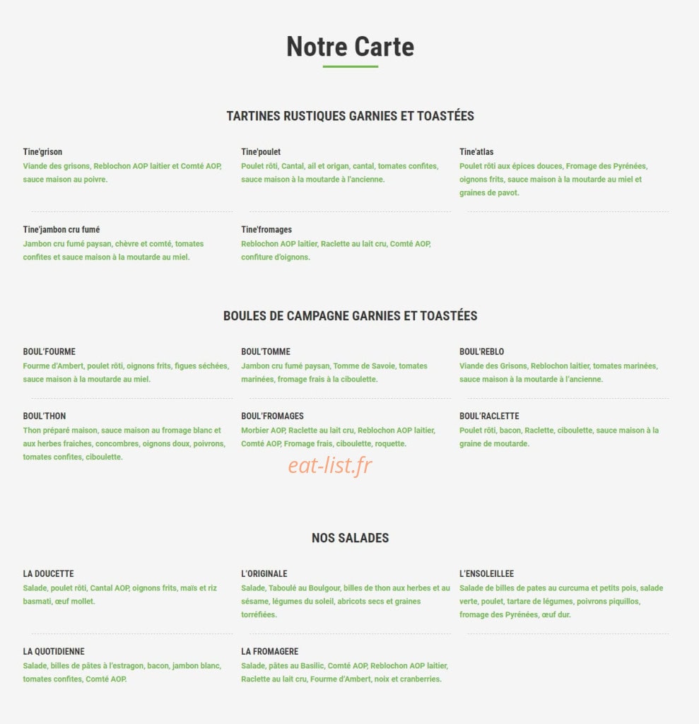 Tomme — carte page 2