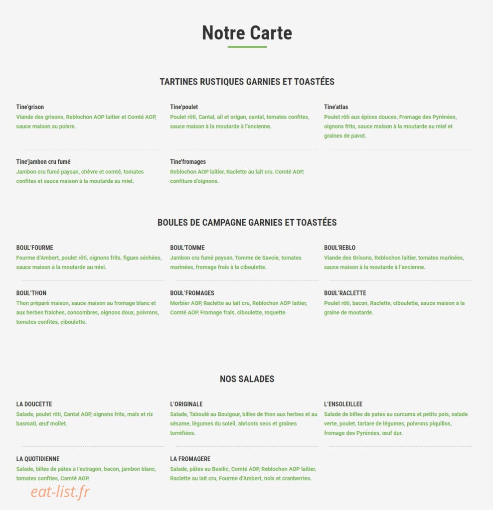 Tomme — carte page 2