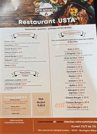 Usta — carte page 1