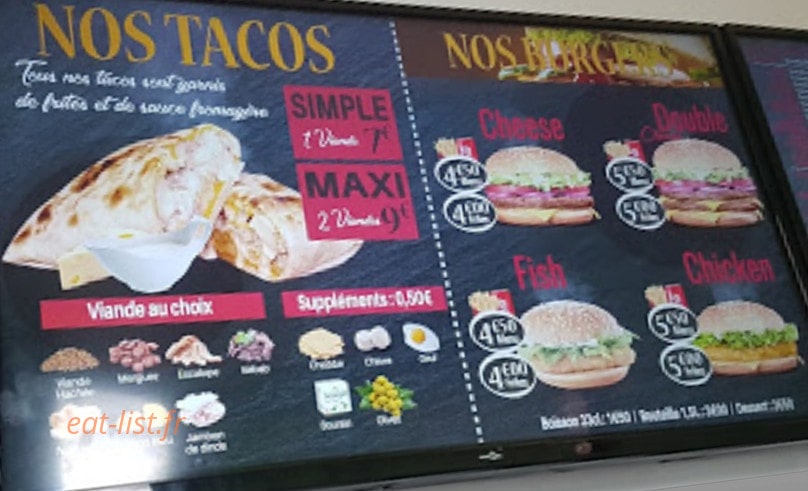 Worker's food — carte page 2