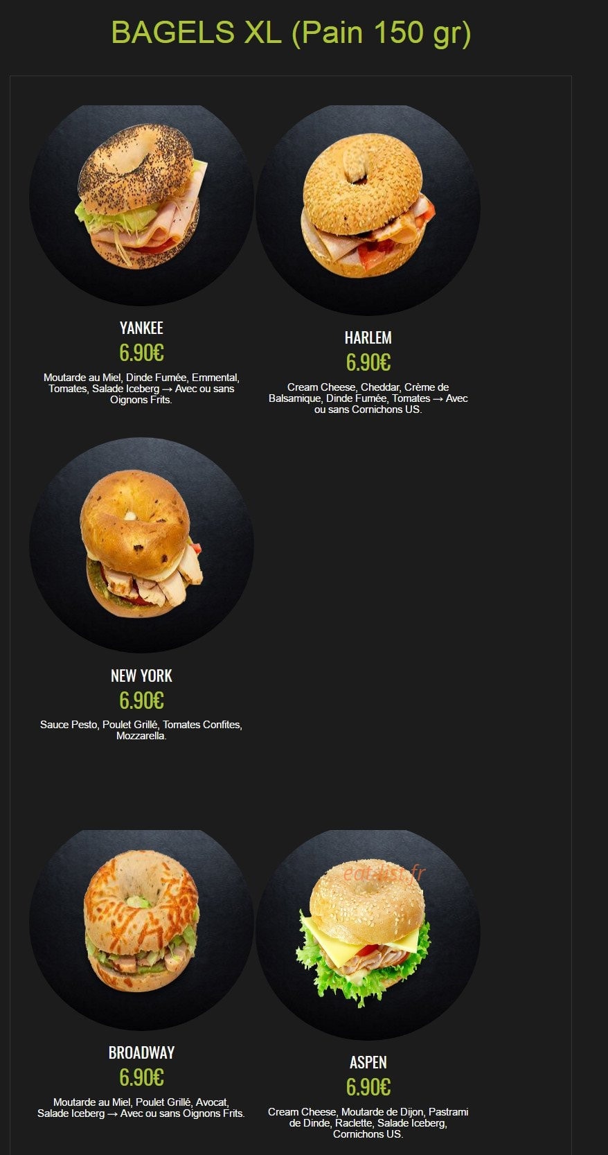 Yankee — carte page 3
