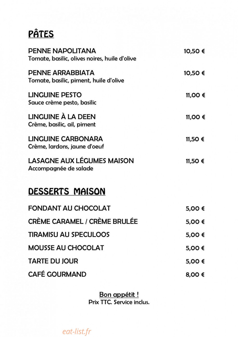 Anne & Moty — carte page 3