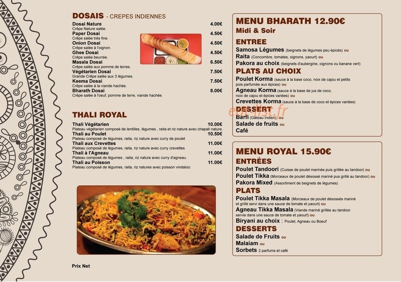 Bharath — carte page 2