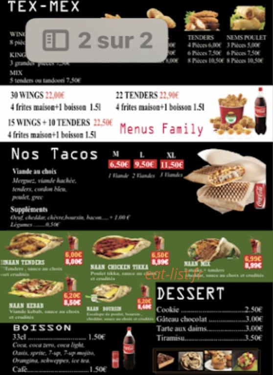 Burger California — carte page 4