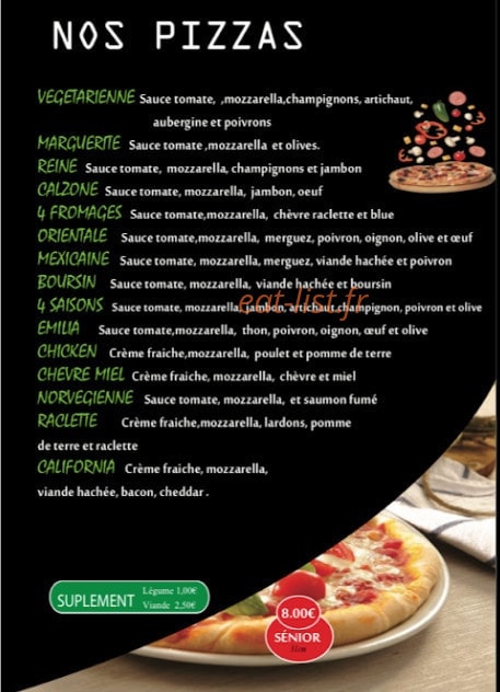 Burger California — carte page 3
