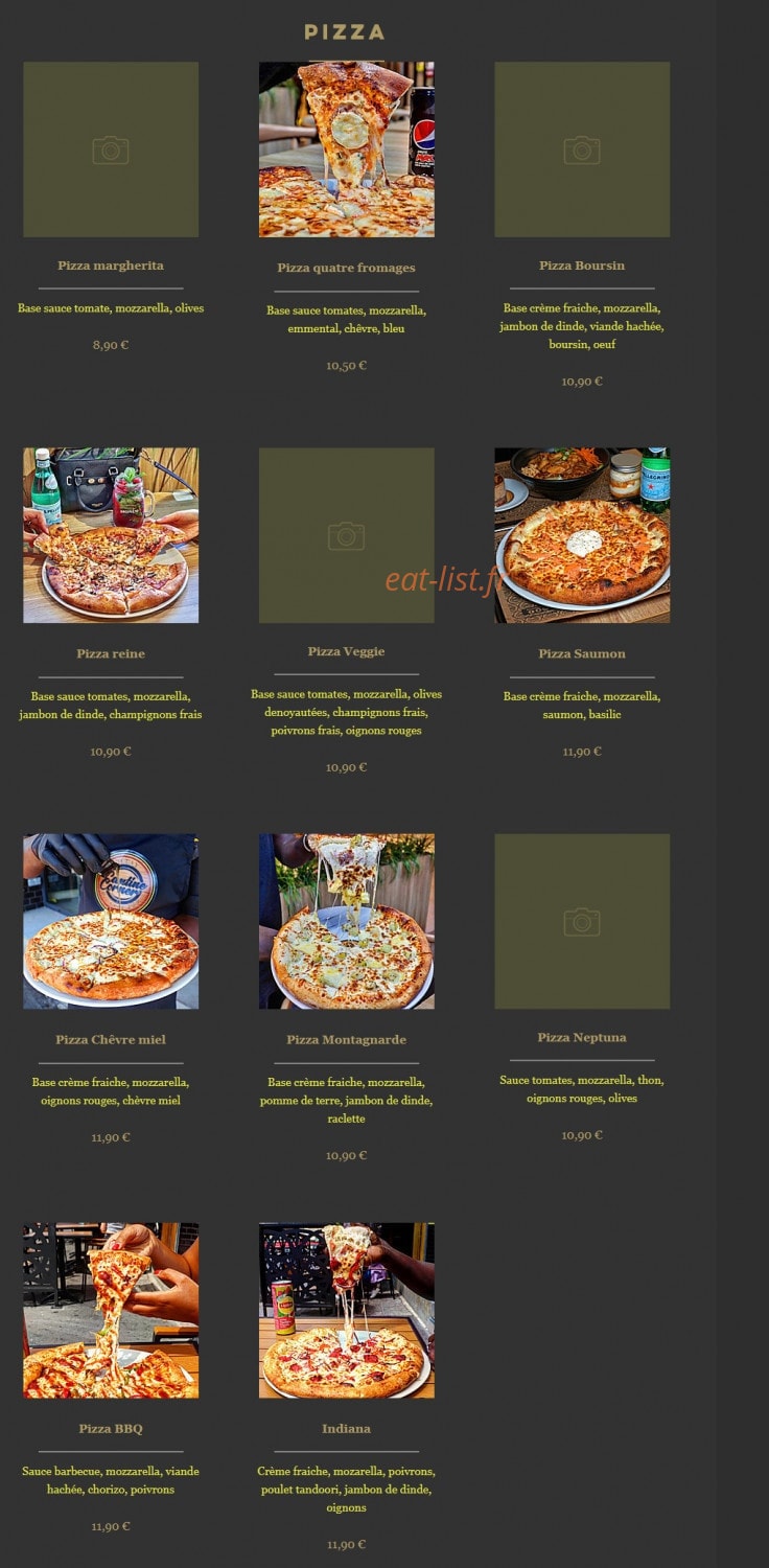 Cantine Corner — carte page 6