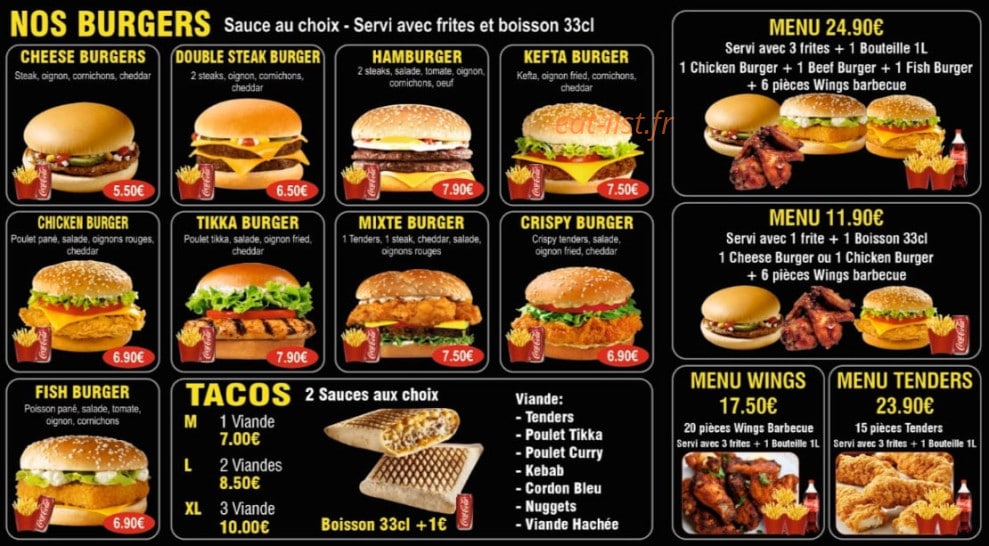Chez naan kebab — carte page 4