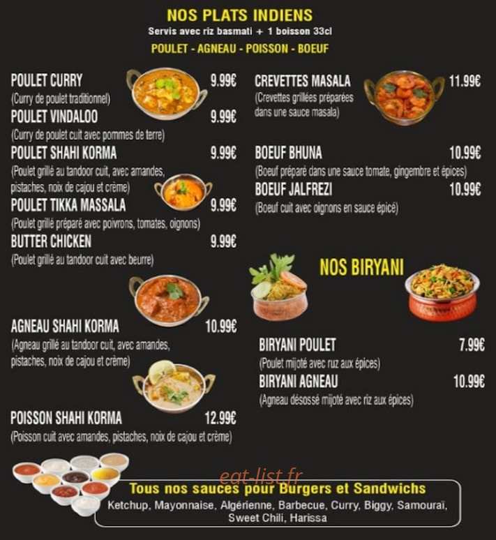 Chez naan kebab — carte page 2