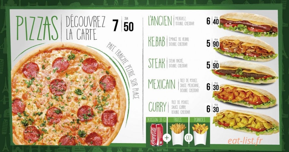City food — carte page 4