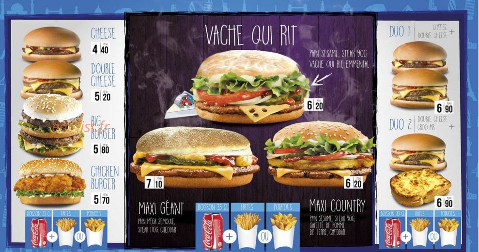 City food — carte page 5