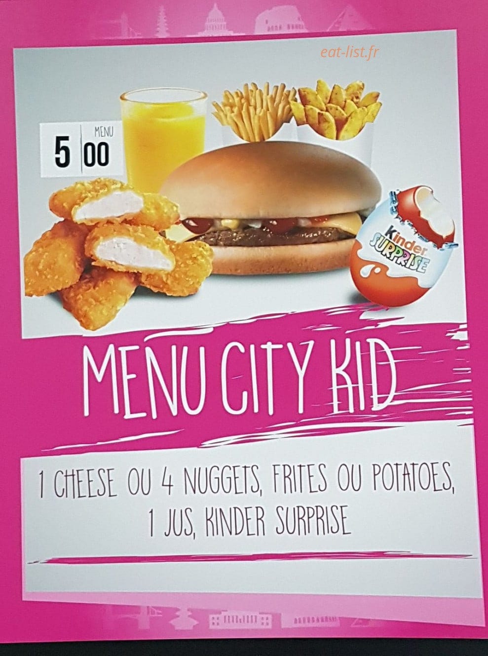 City food — carte page 2