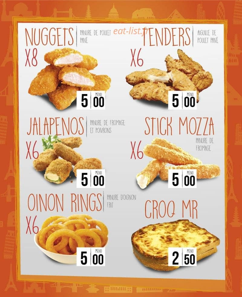City food — carte page 7