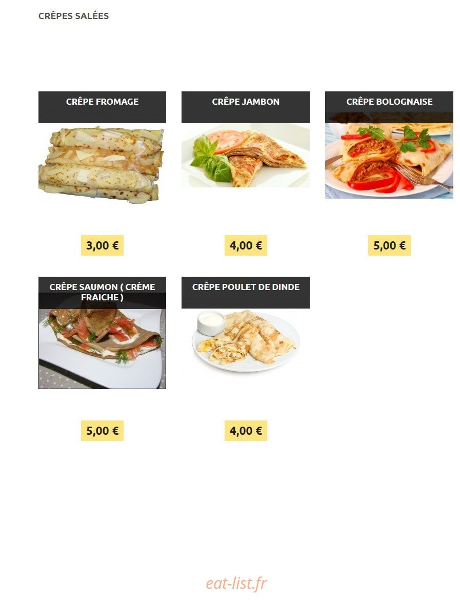 Family Pizza — carte page 6